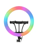 Кольцевая лампа Ring RGB MJ36 36см, Black