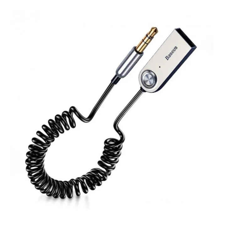 Bluetooth адаптер Baseus BA-01 (CABA01 01) AUX для авто, Black