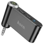 Bluetooth аудіо ресивер Hoco E58 Magic AUX для авто 140mAh, Black