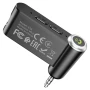 Bluetooth аудіо ресивер Hoco E58 Magic AUX для авто 140mAh, Black