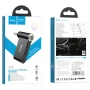 Bluetooth аудіо ресивер Hoco E58 Magic AUX для авто 140mAh, Black