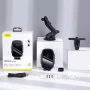 Автомобильный держатель Baseus Light Electric Car Mount WXHW03-01 с функцией беспроводной зарядки, Black