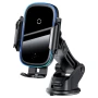 Автомобильный держатель Baseus Light Electric Car Mount WXHW03-01 с функцией беспроводной зарядки, Black