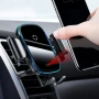 Автомобильный держатель Baseus Light Electric Car Mount WXHW03-01 с функцией беспроводной зарядки, Black