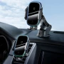 Автомобильный держатель Baseus Light Electric Car Mount WXHW03-01 с функцией беспроводной зарядки, Black