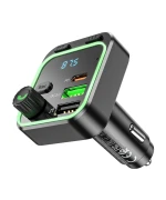FM - Модулятор Borofone BC53 QC3.0 PD20W car wireless FM transmitter, Black