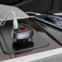 Автомобільний FM-модулятор (трансмітер) та зарядний пристрій Hoco E51 Bluetooth MP3, Black