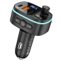 FM-модулятор (трансмиттер) – автомобильное зарядное устройство Hoco E62 QC3.0 18W PD20W Led, Black