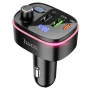 FM-модулятор (трансмиттер) – автомобильное зарядное устройство Hoco E62 QC3.0 18W PD20W Led, Black