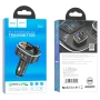 FM-модулятор (трансмиттер) – автомобильное зарядное устройство Hoco E62 QC3.0 18W PD20W Led, Black