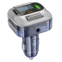 Автомобильний FM-модулятор Hoco E75 PD30W+QC3.0 BT FM transmitter V5.0, Dark blue