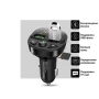 Автомобільний FM-модулятор Wekome WP-C26 2USB Bluetooth 5.0 MP3, Black