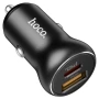 Автомобильное зарядное устройство HOCO NZ5 PD30W+QC3.0 (1Type-C/1USB), Black
