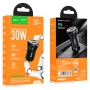 Автомобильное зарядное устройство HOCO NZ5 PD30W+QC3.0 (1Type-C/1USB), Black