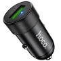 Aвтомобільний зарядний пристрій Hoco Z32 QC 3.0 3A USB сірий