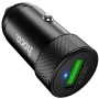 Aвтомобільний зарядний пристрій Hoco Z32 QC 3.0 3A USB сірий