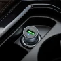 Aвтомобільний зарядний пристрій Hoco Z32 QC 3.0 3A USB сірий