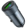 Aвтомобільний зарядний пристрій Hoco Z32 QC 3.0 3A USB сірий
