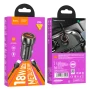 Автомобільний зарядний прситрій Hoco Z46 Blue shield QC3.0 18W кабель microUSB, Grey