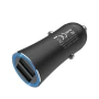 Автомобильное зарядное устройство для Hoco Z30A Easy route 2USB 3.1A без кабеля, Black