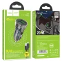 Автомобильное зарядное устройство Hoco HOCO Z47 QC3.0 (2USB/20W) + USB - MicroUSB, Black
