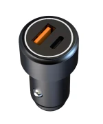 Автомобильное зарядное устройство XO CC32 USB QC3.0 Type-C PD 20W без кабеля, Black