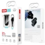 Автомобильное зарядное устройство XO TZ12 USB QC3.0 2.1A 18W cable USB-MicroUSB, Black