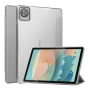 Чехол - книжка Glass Magnet Flip Cover для Blackview Tab 70 Wi-Fi / Tab 8 WiFi серебряный