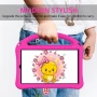 Чехол-накладка Kids with Stand для Honor Pad X9 / X8 Pro с ручкой розовый