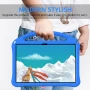 Чехол-накладка Kids with Stand для Lenovo Tab P12 с ручкой зелёный