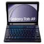 Чехол с Bluetooth - клавиатурой Glass Magnet Flip Cover 360 для Samsung Galaxy Tab A9 розовый