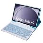 Чехол с Bluetooth - клавиатурой Glass Magnet Flip Cover 360 для Samsung Galaxy Tab A9 розовый