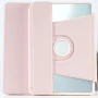 Чехол с Bluetooth - клавиатурой Glass Magnet Flip Cover 360 для Samsung Galaxy Tab A9 розовый