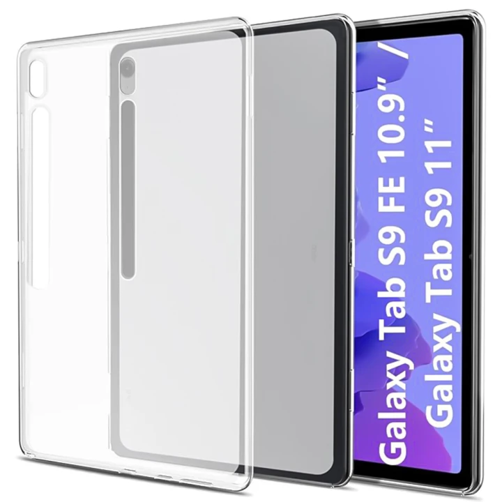 Прозорий силіконовий чохол Slim Premium для Samsung Galaxy Tab S10 FE / S9 FE