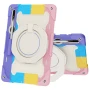 Противоударный детский чехол Armor Kids для Samsung Galaxy Tab S9 Plus / Tab S10 Plus​ с поворотным кронштейном разноцветный
