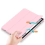 Чехол - книжка Glass Magnet Flip Cover для Samsung Galaxy Tab S9 Plus рожевий