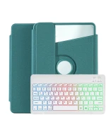 Чехол с Bluetooth-клавиатурой Glass Magnet Flip Cover 360 для Xiaomi Pad 6S Pro с RGB-подсветкой и Bluetooth-мышью