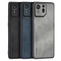 Кожаный чехол - накладка Fanoya для Asus Rog Phone 8 / 8 Pro​ серый
