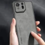 Кожаный чехол - накладка Fanoya для Asus Rog Phone 8 / 8 Pro​ серый