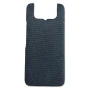 Чехол накладка Textile leather саse для Asus Zenfone 7 / 7 Pro черный