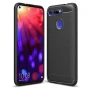 Чохол накладка Polished Carbon для Huawei Honor V20 сірий