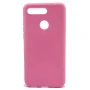 Матовый чехол накладка Silicone Matted для Huawei V20 белый