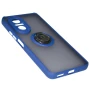 Чохол - накладка TPU Color Matte Ring для Huawei Nova 9 SE темно-синій