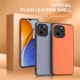 Шкіряний чохол - накладка CODE Tactile Experience для Huawei Nova Y61 оранжевий