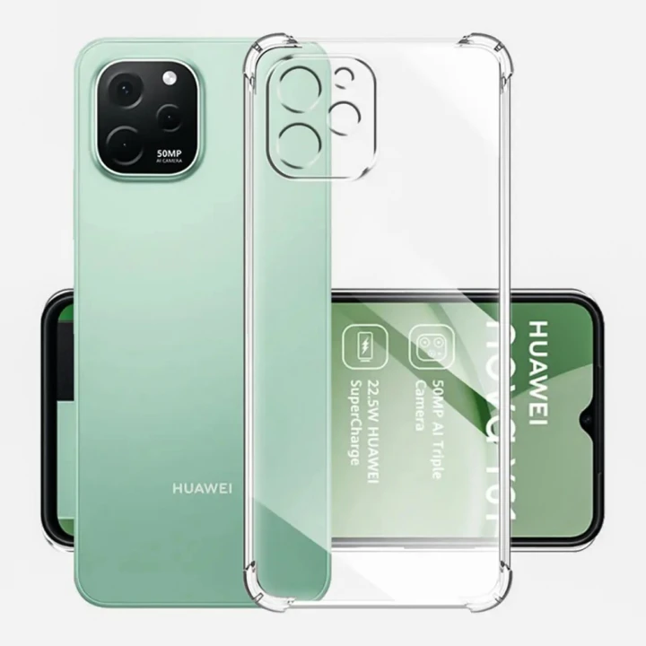 Прозорий силіконовий чохол для Huawei Nova Y61