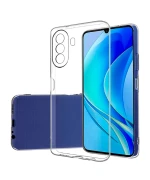 Прозрачный силиконовый чехол накладка Oucase для Huawei Nova Y70 Plus, Transparent