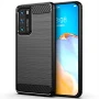 Чохол-накладка Carbon для Huawei P40  чорний