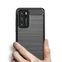 Чохол-накладка Carbon для Huawei P40  чорний