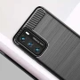 Чохол-накладка Carbon для Huawei P40  чорний