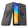 Чехол накладка Ricco Black Panther Armor для Huawei P Smart 2021 красный